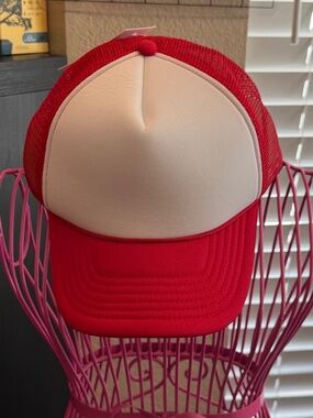 Red Trucker Hat (No Logo)